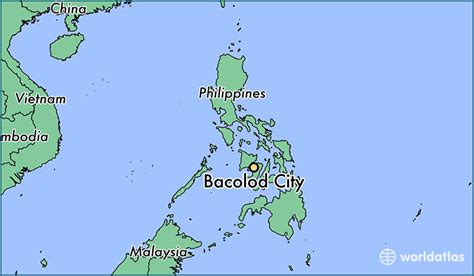 map of bacolod city philippines|Bacolod City Profile – PhilAtlas.